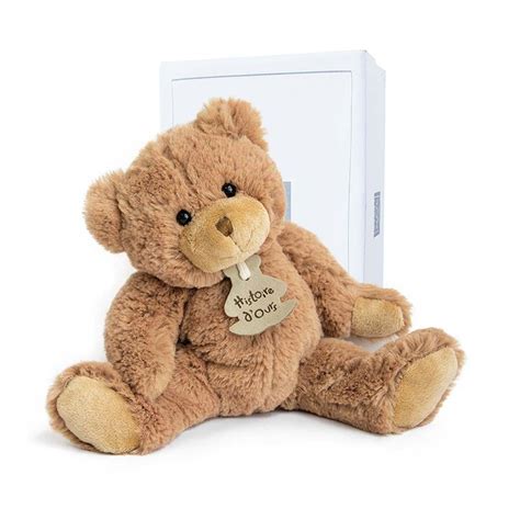 HISTOIRE D OURS Peluche Calin Ours 25cm Marron petite modèle