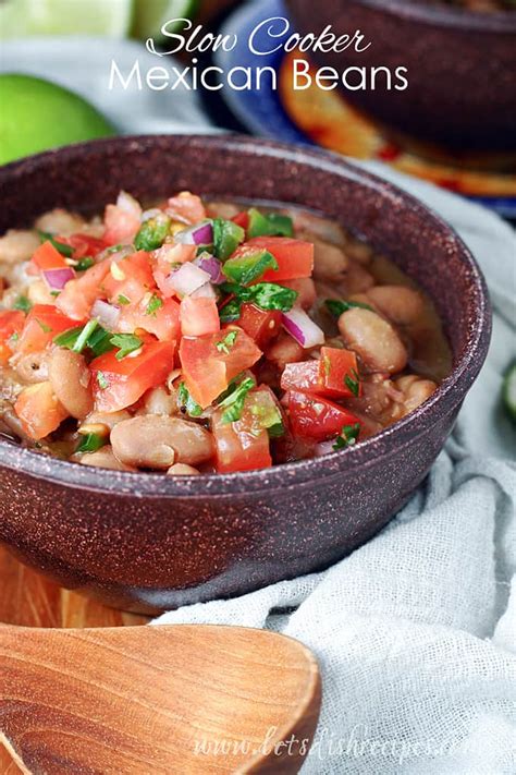 Slow Cooker Mexican Pinto Beans Let S Dish Recipes