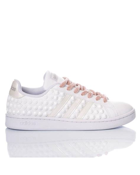 adidas Leather Sneakers in White - Lyst