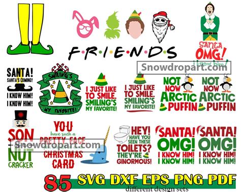 85 Buddy The Elf Svg Bundle Christmas Svg Xmas Svg Elf Svg