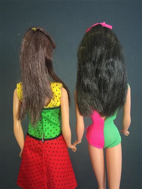 Lot BARBIES INCLUDING DARK BRUNETTE STANDARD BARBIE IN ORIGINAL TAGGED SWIMSUIT AND