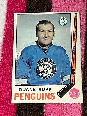 O Pee Chee Duane Rupp Penguins Nmmt Vintage Hockey Card Ebay