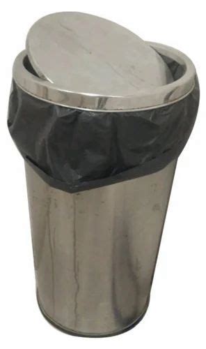 Open Top Silver Stainless Steel Dustbin Size 400 X 1200 X 800 W X L