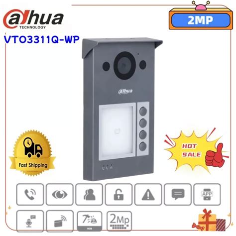 Dahua Vto Q Wp Wifi Mp Ip Stazione Porta Villa Videocitofono Vie