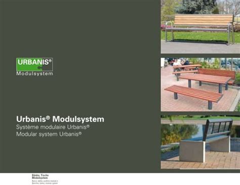 Planungshandbuch Teil 2 Urbanis Modulsystem Freiraumausstattung