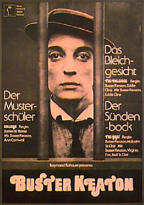 Buster Keaton Festival 1960s German A1 Poster Posteritati Movie
