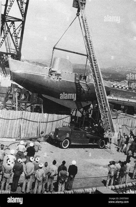 The Bathyscaphe” Rebuilt By The French Navy In Which Belgian Professor