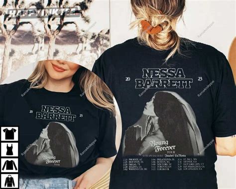 Nessa Barrett Young Forever Tour 2023 T Shirt Bring Your Etsy