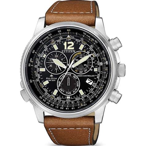 Citizen Promaster Sky Chrono Pilot Eco Drive Radio Controlled CB5860 27E