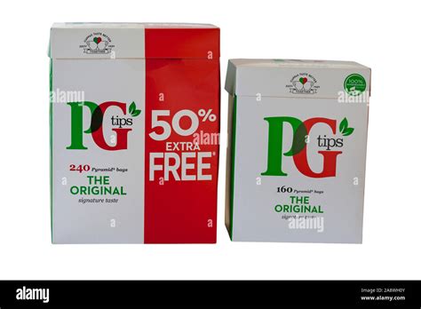 Cajas De PG Tips Teabags La Firma Original Sabor Uno 160 Bolsas De