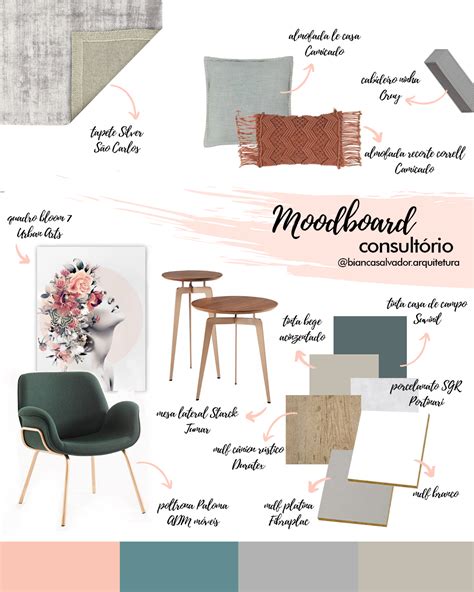 Moodboard Consult Rio Design De Interiores Retro Apresenta O De