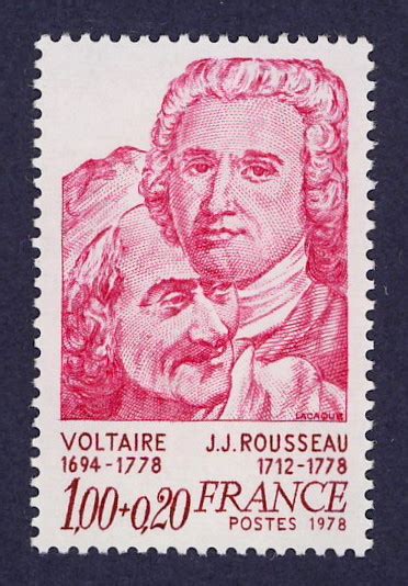 Science on Stamps Voltaire François Marie Arouet