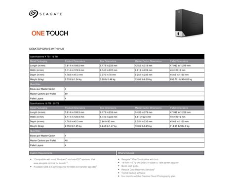 seagate  touch tb desktop external hard drive bailin tech solutions