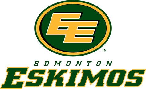 Edmonton Eskimos Logo Alternate Logo Canadian Football League CFL