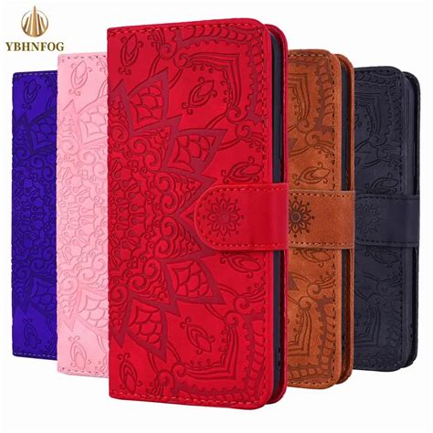 Coque De T L Phone En Cuir Rabat Motif Fleur Mandala Tui