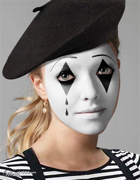 Mime Face Makeup Ideas - Mugeek Vidalondon