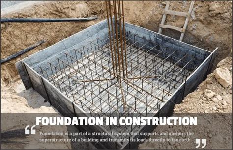 Foundation in Construction: Types, Methods & Procedure