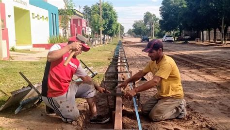 Parera La Obra De Cord N Cuneta Y Badenes Est En Su Tramo Final