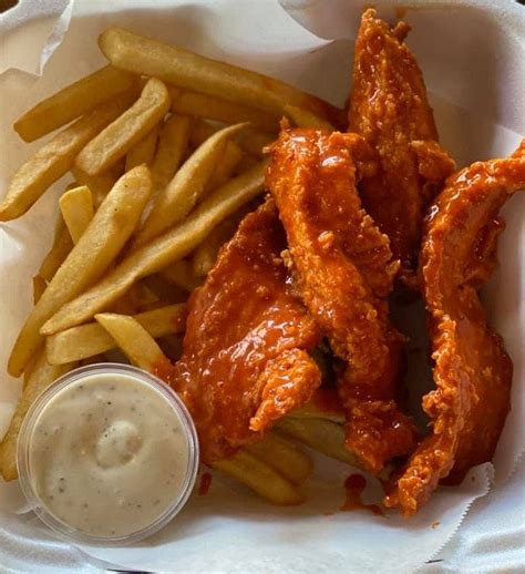 Buffalo Chicken Tenders And Fries Dos Gordos Grill