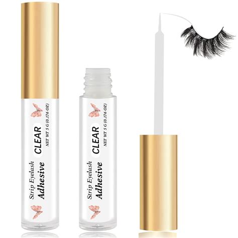 Hskie Eyelash Glue Clear Lash Glue Strong Eyelash Glue For