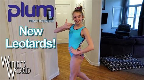 New Plum Leotards Whitney Bjerken Gymnastics Youtube