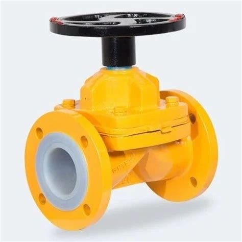 Flanges Fep Pfa Lined Diaphragm Valve Size Mm At Rs Piece In