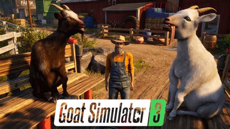 The Best Chaotic Sandbox Game Series To Ever Exist Goat Simulator 3 Youtube