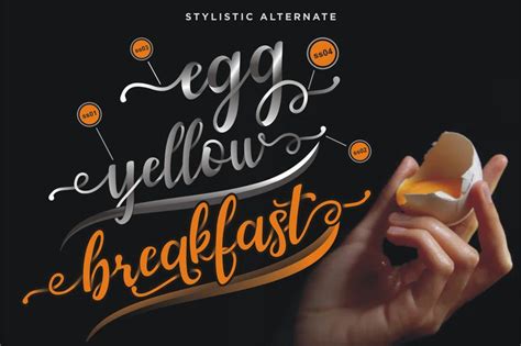 A Person Holding An Egg In Their Hand With The Words Egg Yellow