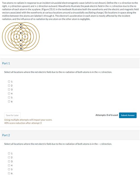 Solved Two Atoms Re Radiate In Response To An Incident Chegg