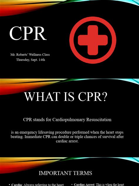 Cpr Powerpoint Pdf Cardiopulmonary Resuscitation Cardiac Arrest