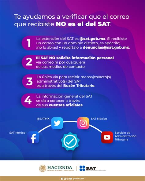 Así puedes saber si un correo del SAT es falso