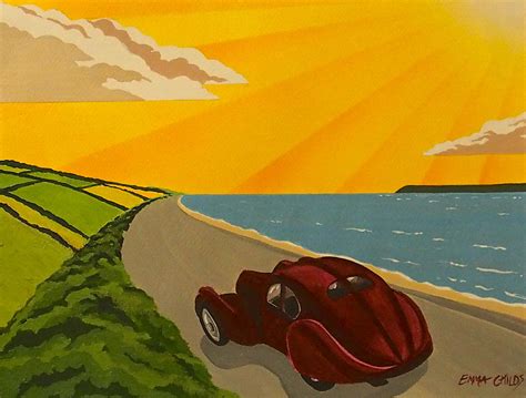 Vintage Holidays Painting By Emma Childs Pixels