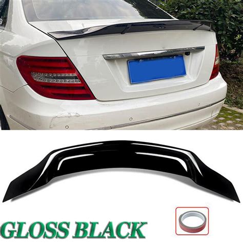 FOR 08 14 MERCEDES BENZ W204 C250 C300 C63 DUCKBILL REAR TRUNK SPOILER