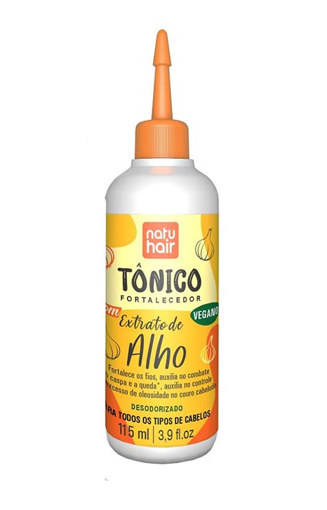 Tônico Capilar Fortalecedor Alho 115ml NatuHair Cosméticos