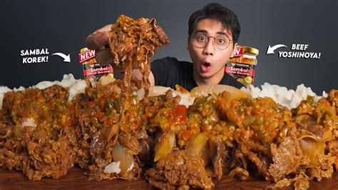 PR4NK LAMBUNG MUKBANG BEEF YOSHINOYA 1KG SAMBEL KOREK GAK NGOTAK