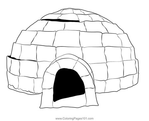 Pin On Igloo Coloring Pages