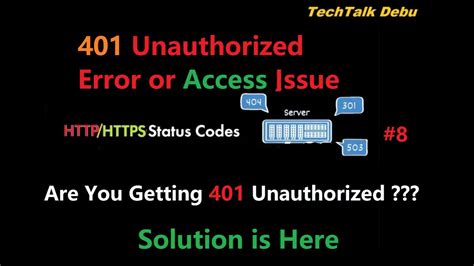 What Is 401 Unauthorized Error Root Cause And Solution Of