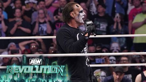 Exclusive After Aew Revolution Went Off The Air Sting Shared Some