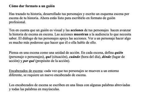 Plantillas De Guiones Creativos En Word Descarga Gratis