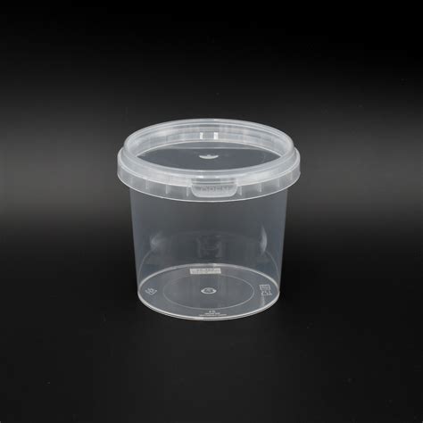 Pot Plastique Rond Transparent Ml Avec Couvercle Pots Topflacon