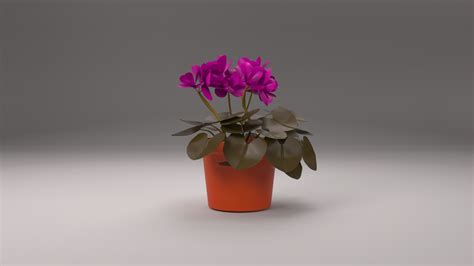 Flower Pot 3d Model Turbosquid 2027391