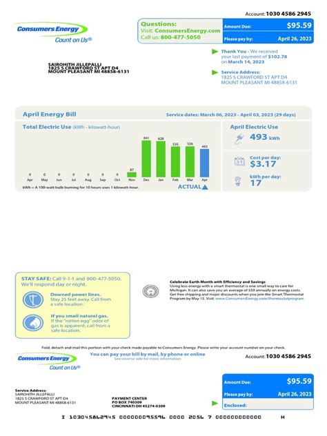 Consumers Energy Bill 9998 12 31 2945 Pdf