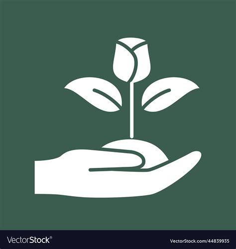 White Farming Icon Royalty Free Vector Image Vectorstock