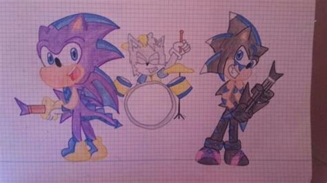 Hoy Les Vengo Aense Ar Un Dibujo De Mi Amiga Lobo Gamer Sonic The