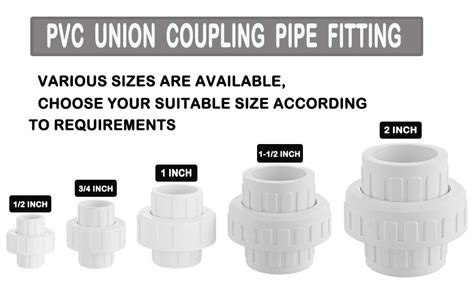 Amazon Walkinginrain Pvc Union Coupling Pipe Fitting Pvc