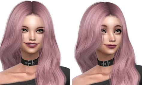 Sims 4 Jennie Hair Strands Add On By Ade Darma