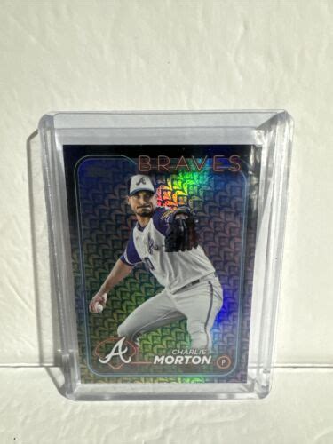 2024 Topps Charlie Morton Spring Variation Parallel Card Braves EBay