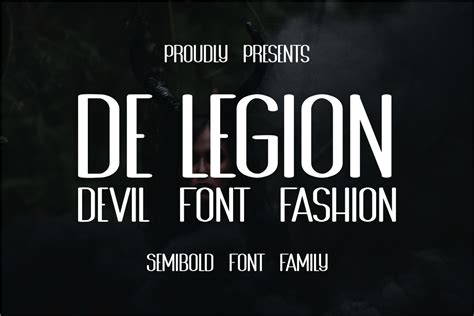 De Legion Devil Font By Monoletter · Creative Fabrica