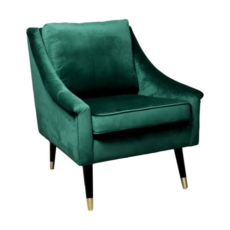 Green Velvet Armchair – Furnship