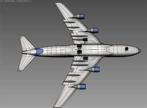 3D model Boeing 747-400 model VR / AR / low-poly | CGTrader